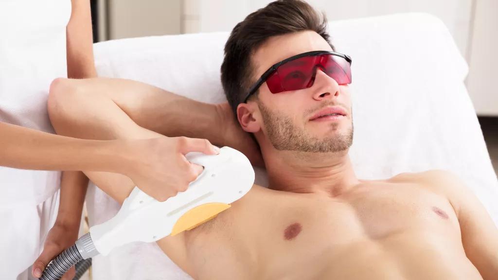 Achieve lasting confidence with our top-rated laser hair removal procedures tailored for men.